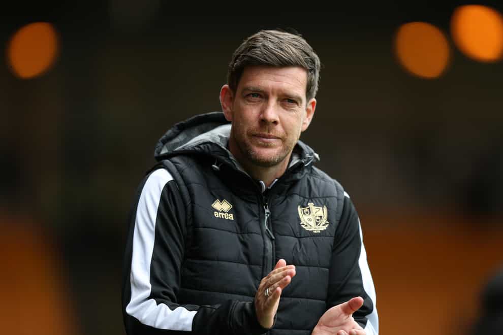 Port Vale boss Darrell Clarke cannot call on new loan signing Ryan Edmondson for his side’s FA Cup tie (Isaac Parkin/PA)