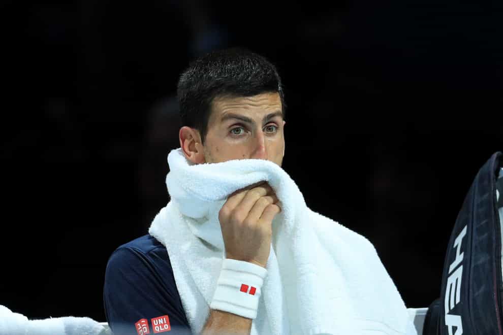 Novak Djokovic is being detained at a quarantine hotel in Melbourne (Adam Davy/PA)