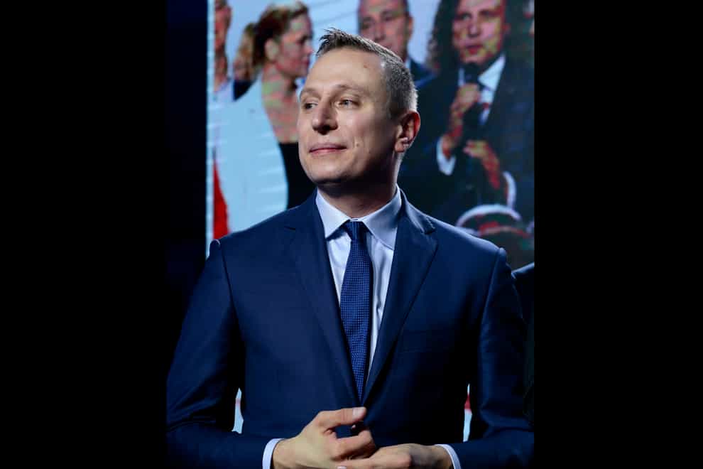 Polish senator Krzysztof Brejza was targeted by the software (AP)
