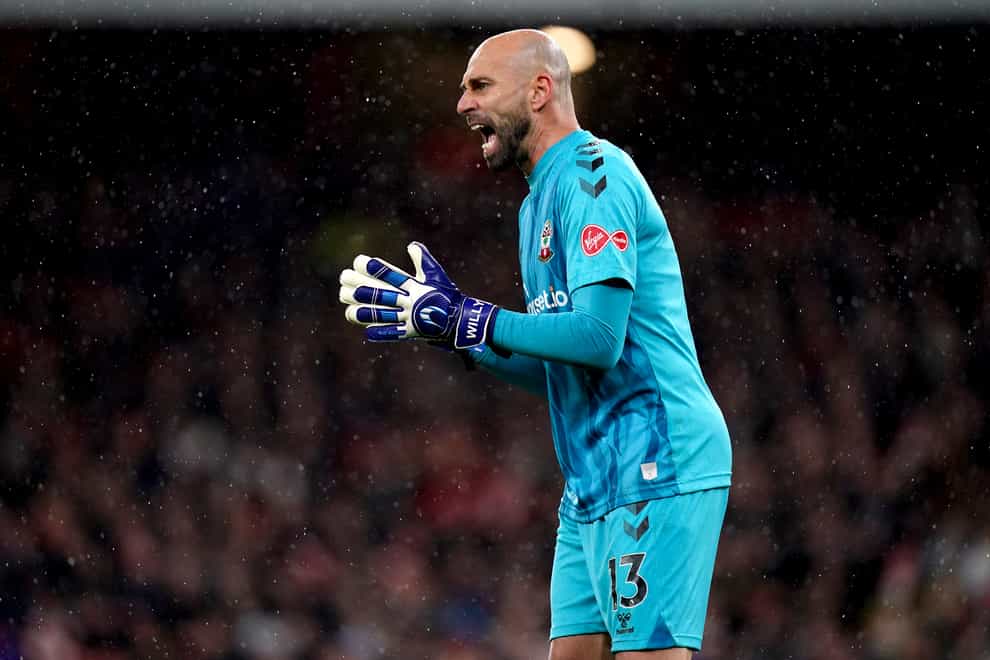 Willy Caballero is sticking with Southampton until the summer (John Walton/PA)