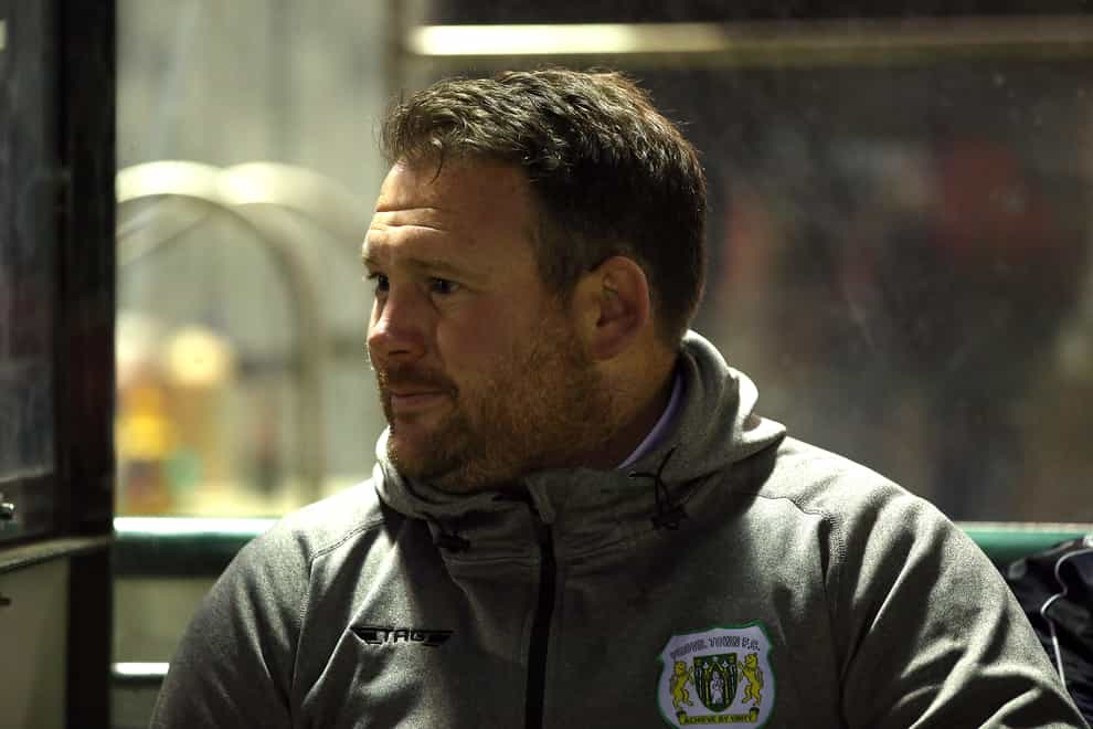 Yeovil boss Darren Sarll is dealing with an outbreak of coronavirus in his squad (Steven Paston/PA)
