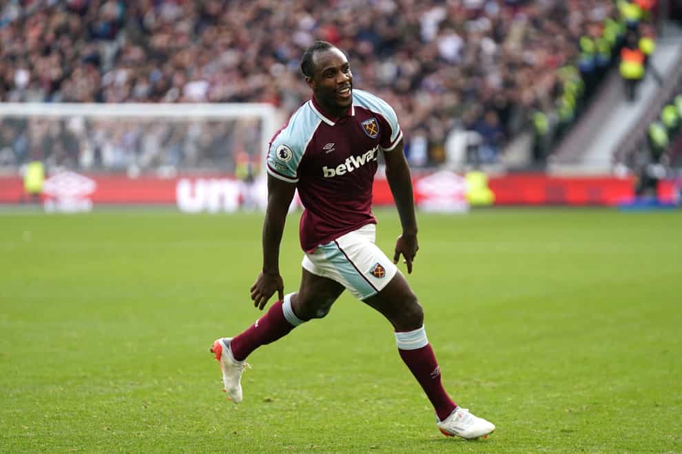 Michail Antonio has signed a new contract at West Ham (Tim Goode/PA)