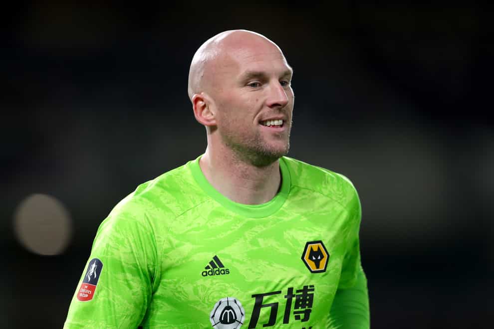 John Ruddy may start in goal for Wolves’ FA Cup tie against Sheffield United (David Davies/PA)