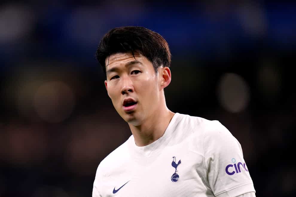Son Heung-min has picked up an injury that rules him out of a crucial run of games (John Walton/PA)