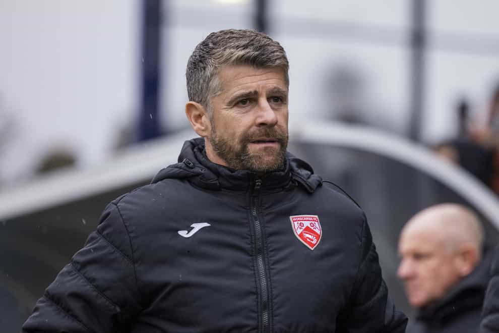 Stephen Robinson has tested positive for Covid-19 and will miss his side’s trip to Tottenham (PA Wire)