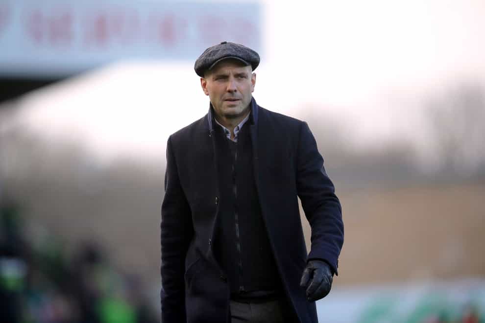 Paul Tisdale claimed his first win at Stevenage (Simon Marper/PA)