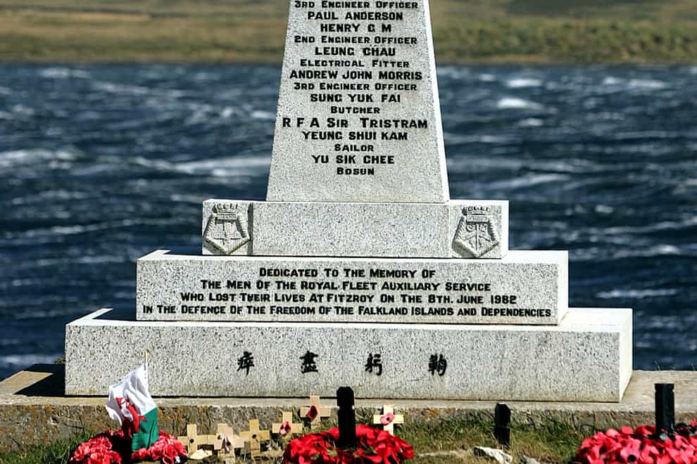 A series of lectures, memorials and other events are to be held to mark the 40th anniversary of the end of the Falklands War (Cathal McNaughton/PA)