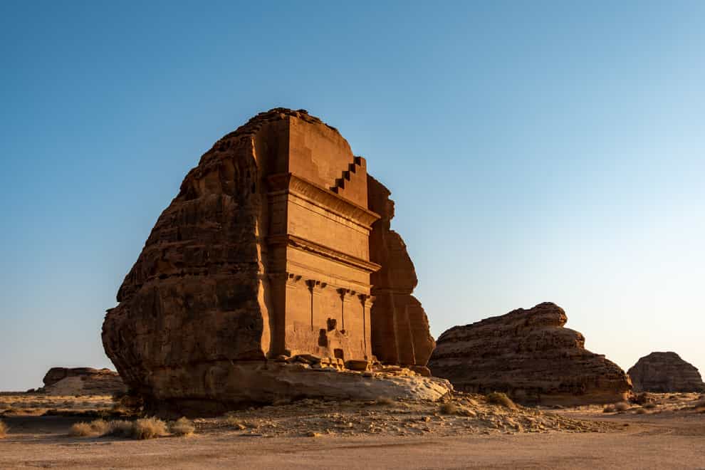 The ancient Nabatean tombs of Hegra (Sarah Marshall/PA)