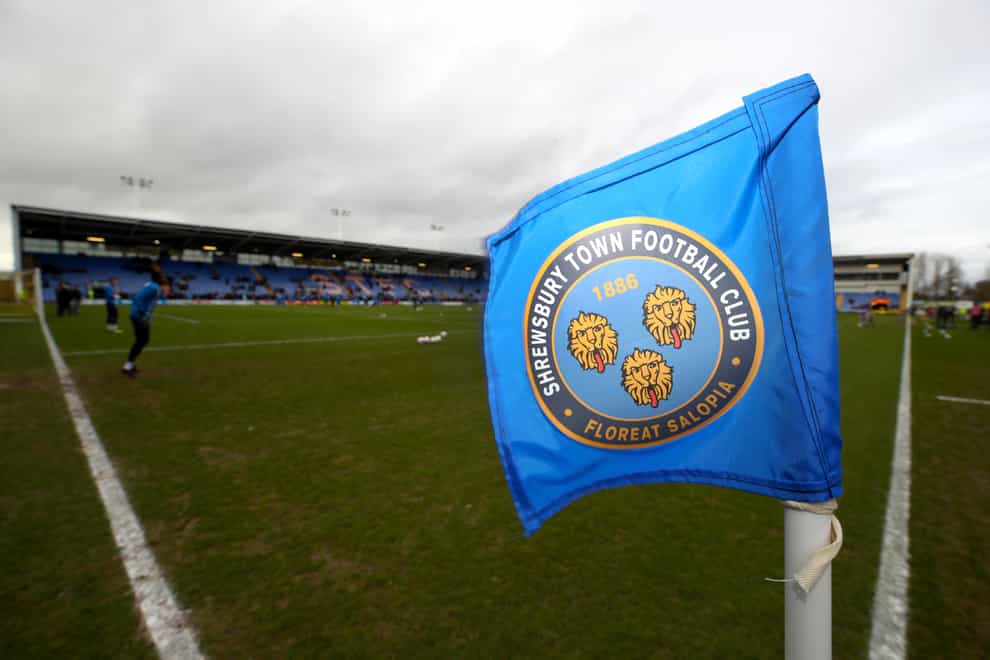 Shrewsbury have issued a statement condemning the alleged actions of some of its fans (Nick Potts/PA)