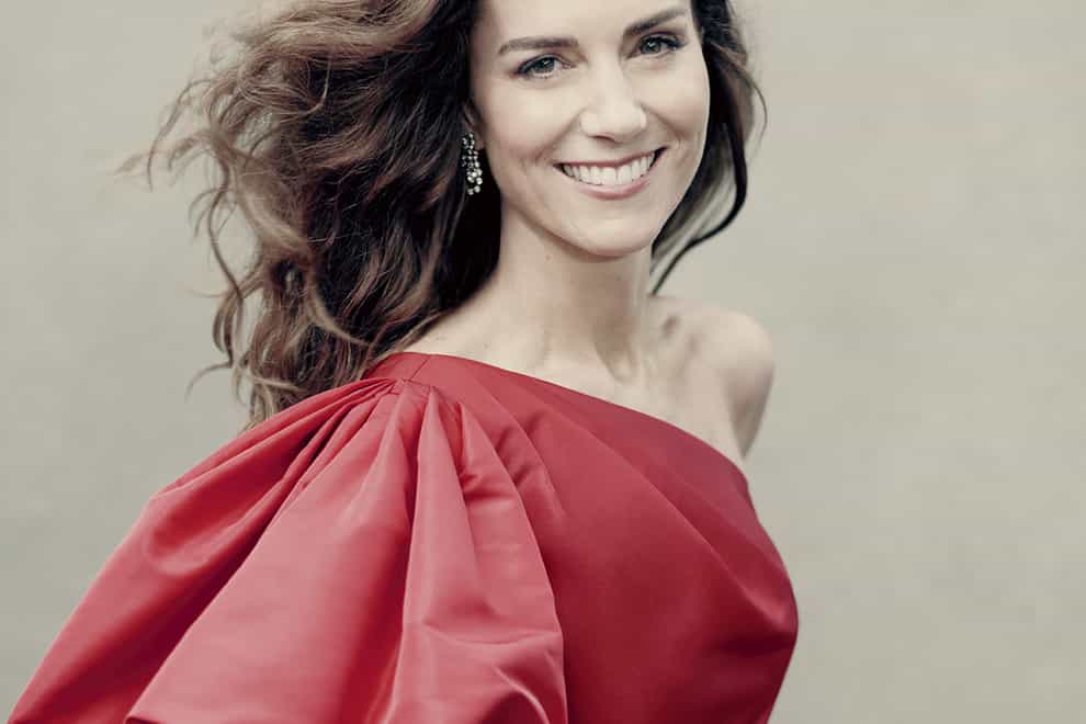 This is one of three new photographic portraits released by Kensington Palace of the Duchess of Cambridge (Kensington Palace/Paolo Roversi/PA Wire)