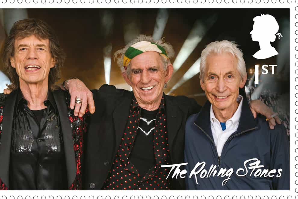 Royal Mail has announced a special set of stamps to celebrate The Rolling Stones (Royal Mail/PA)