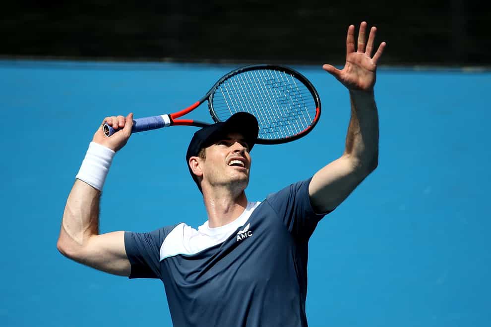 Andy Murray is building up to his Australian Open return (Hamish Blair/AP)