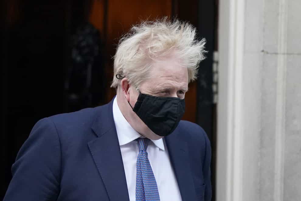 Prime Minister Boris Johnson leaves 10 Downing Street. (Dominic Lipinski/PA)