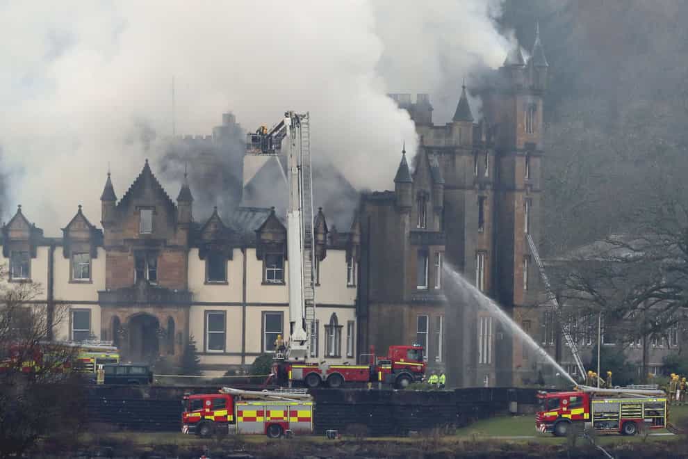 The fire claimed the lives of two guests (Andrew Milligan/PA)