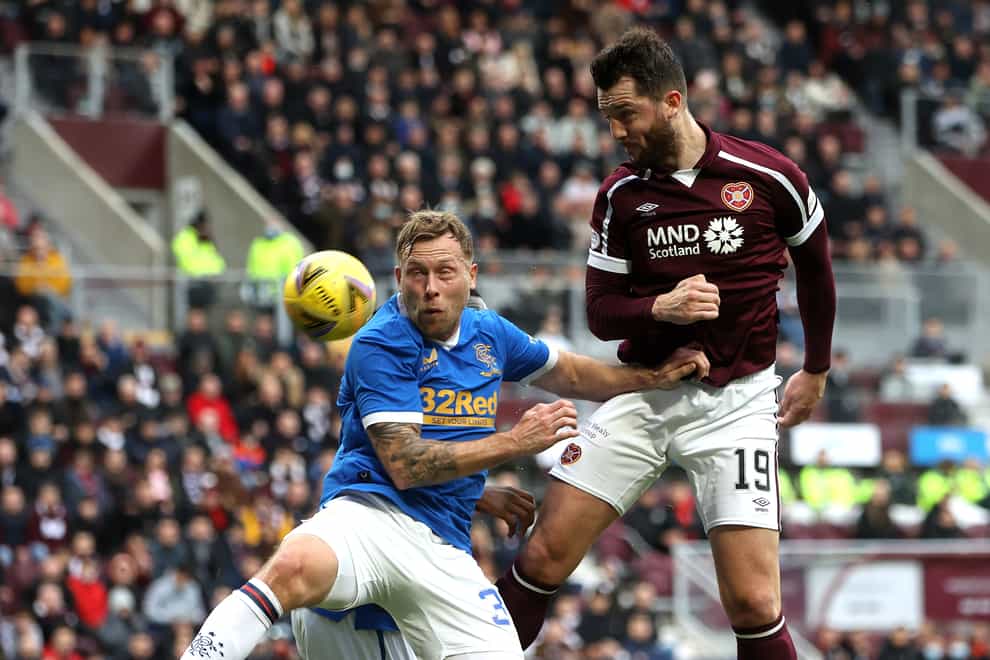 Craig Halkett has been in top form for Hearts this season (Jeff Holmes/PA).