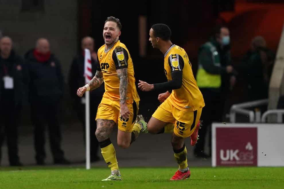 Chris Maguire scored a hat-trick in Lincoln’s win at Sunderland (Owen Humphreys/PA)