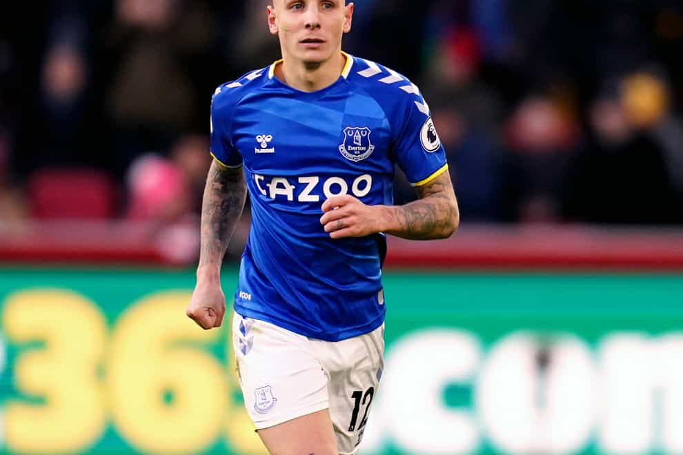 Lucas Digne is due to sign for Aston Villa from Everton (John Walton/PA)