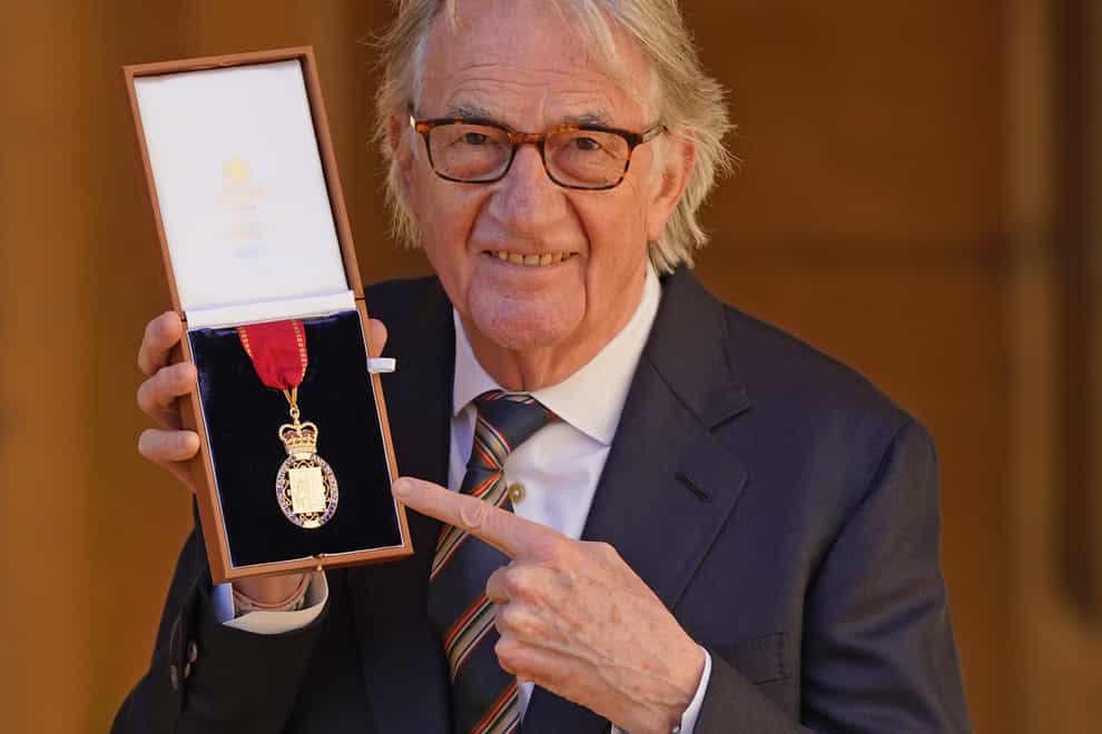 Designer Sir Paul Smith after he was made a member of the Order of the Companions of Honour (Steve Parsons/PA)