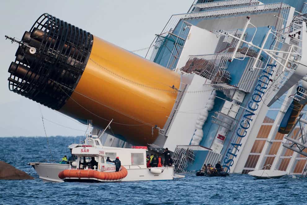 The Costa Concordia ran aground off Italy (Gregorio Borgia/AP)