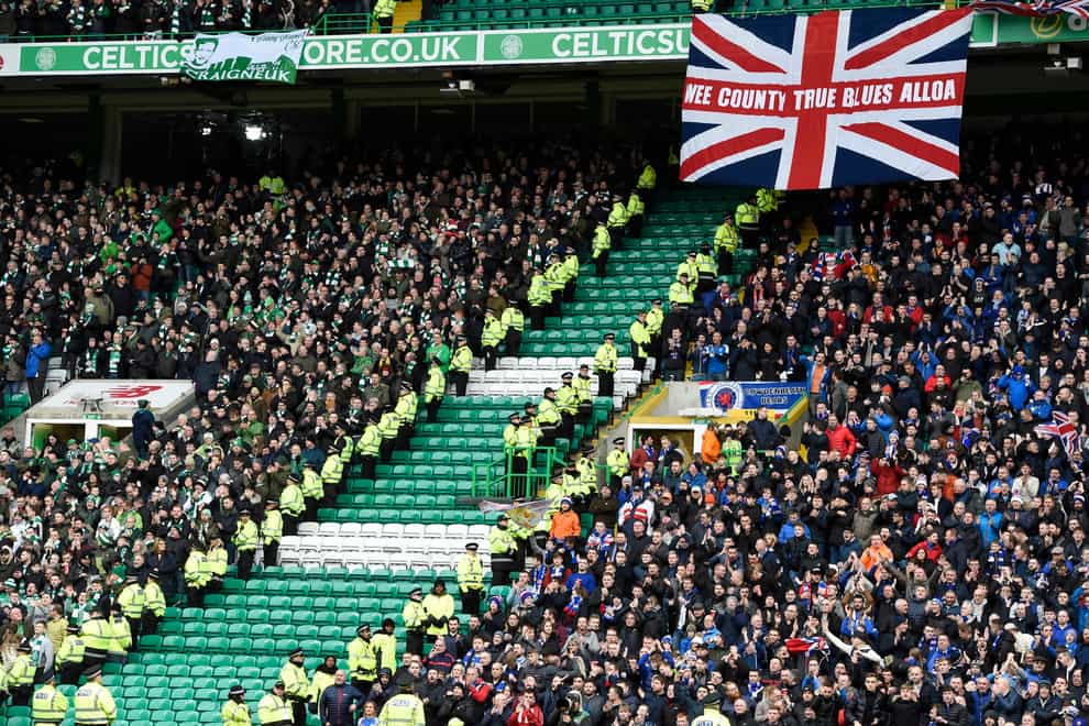 Rangers and Celtic fans have had their away allocations cut in recent seasons (Ian Rutherford/PA)