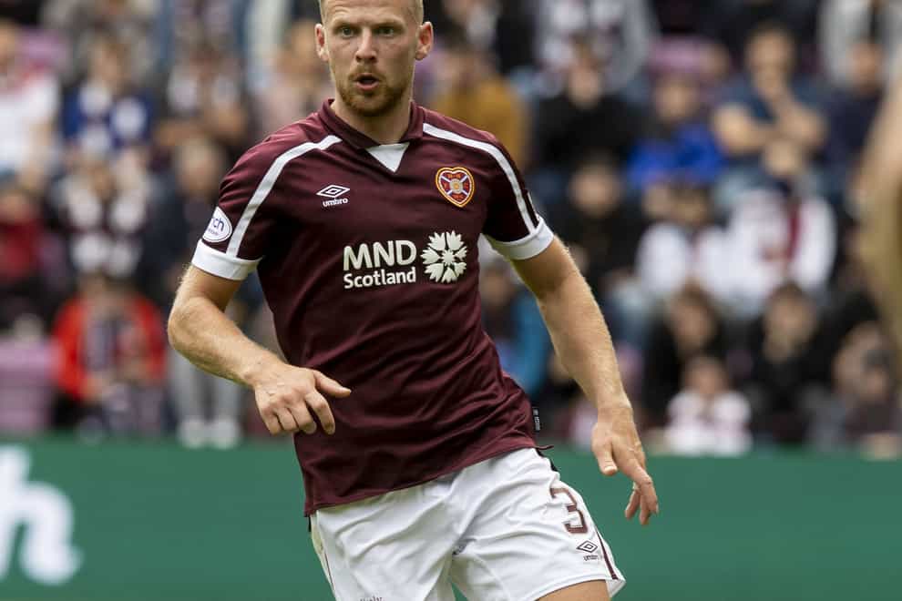Stephen Kingsley has been in fine form for Hearts. (Jeff Holmes/PA)