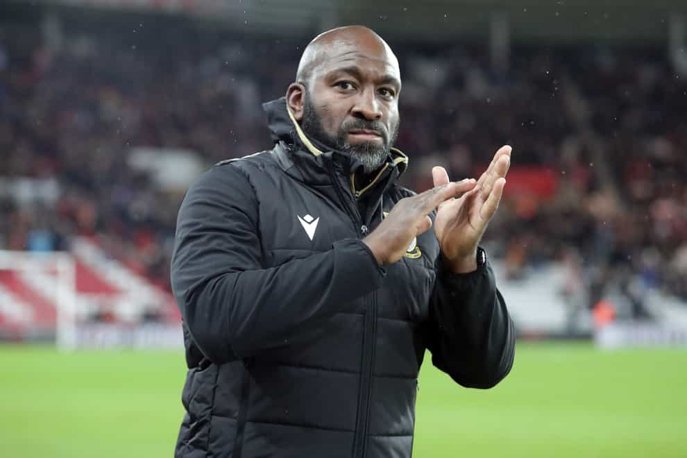 Sheffield Wednesday manager Darren Moore hopes to welcome players back at home to Plymouth (Richard Sellers/PA)