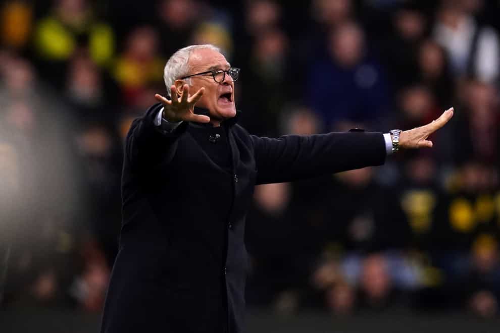 Claudio Ranieri believes his Watford side are too good to go down (John Walton/PA)