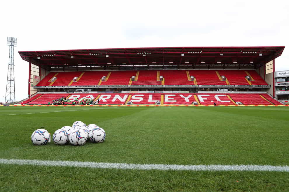 Barnsley’s game against Blackpool has been postponed due to Covid-19 cases (Isaac Parkin/PA)