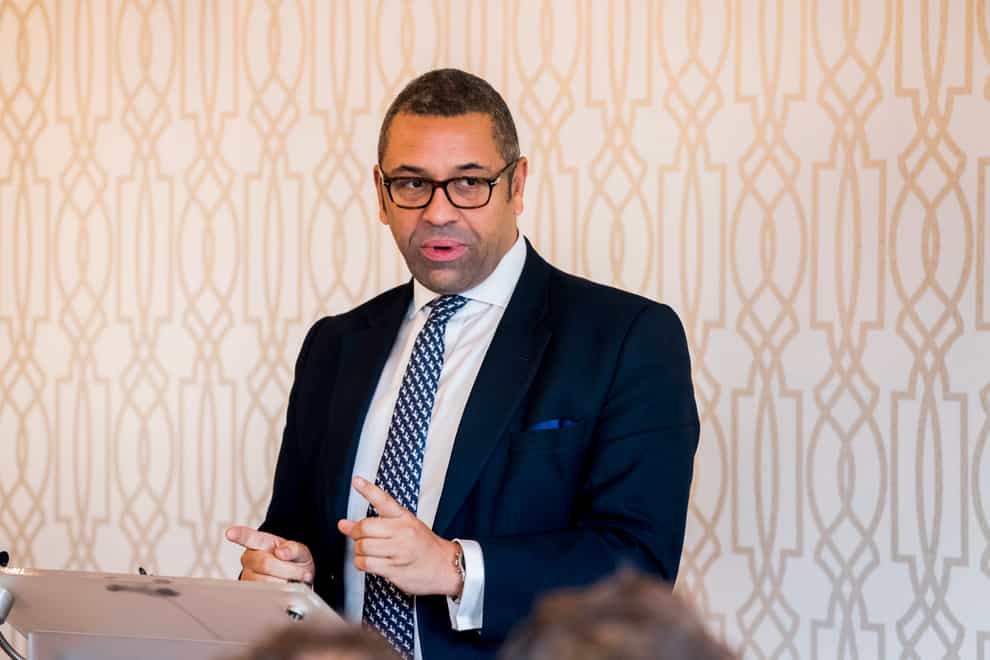 James Cleverly defended the Government’s approach (Liam McBurney/PA)