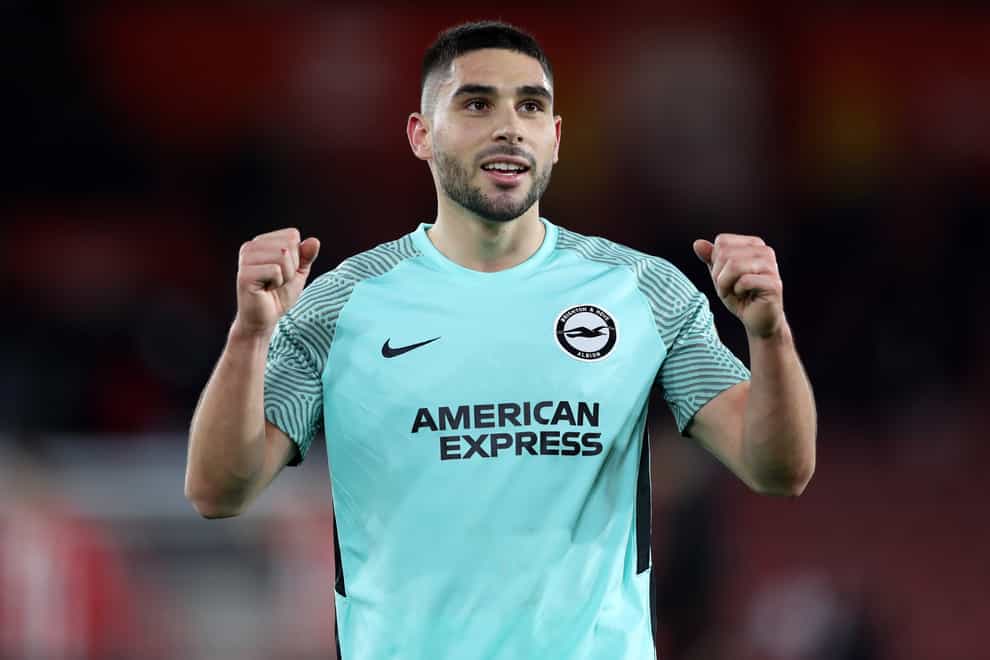 Neal Maupay’s recent form makes him one of several tempting FPL picks from Brighton (Kieran Cleeves/PA)