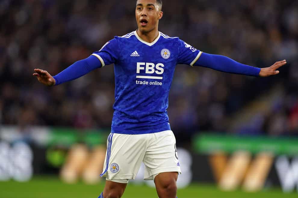 Leicester’s Youri Tielemans has excelled under Brendan Rodgers (Mike Egerton/PA)