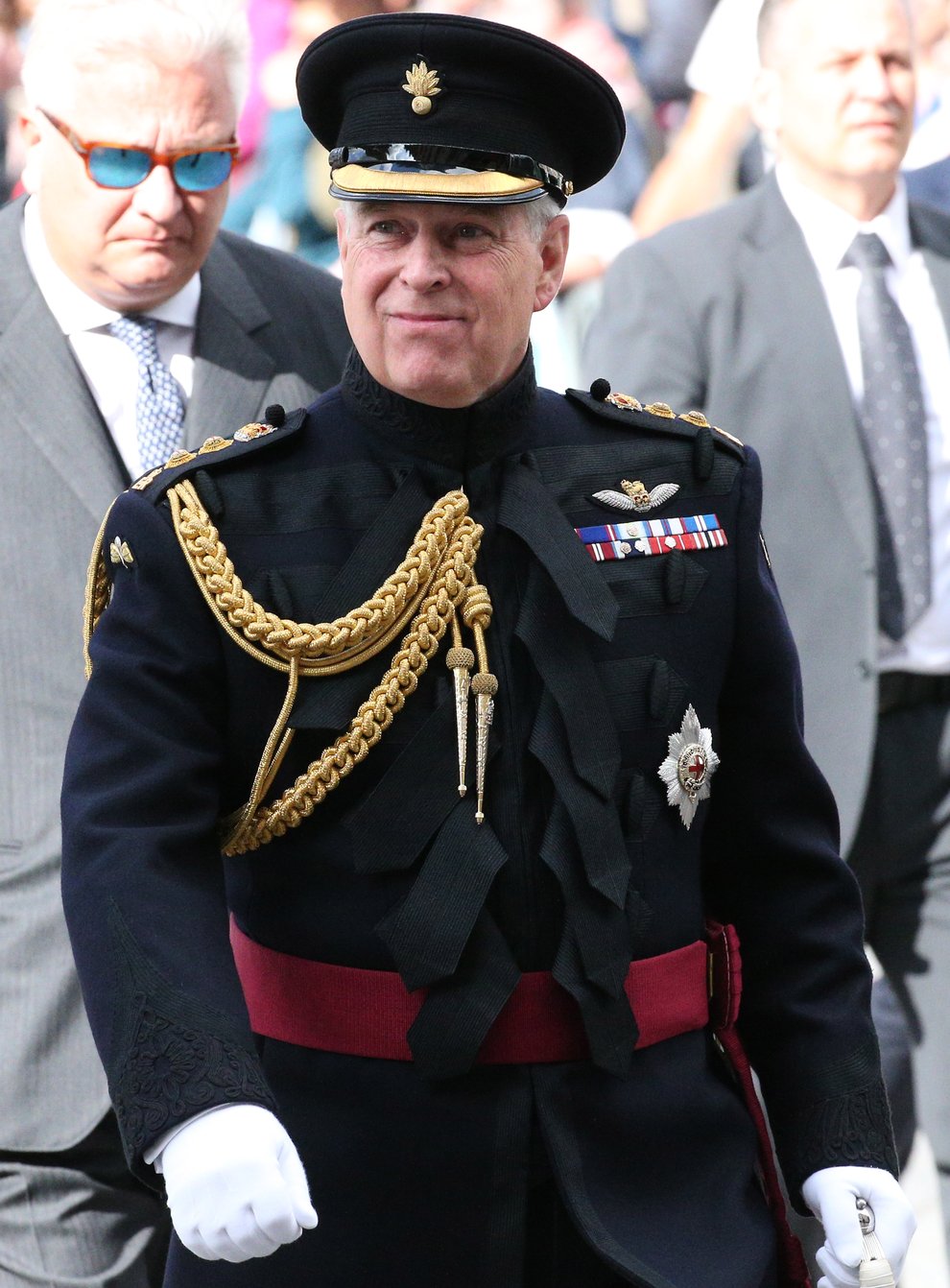 File photo dated 7/9/2019 of the Duke of York, in his role as colonel of the Grenadier Guards, at a memorial in Bruges to mark the 75th Anniversary of the liberation of the Belgian town (Jonathan Brady/PA)
