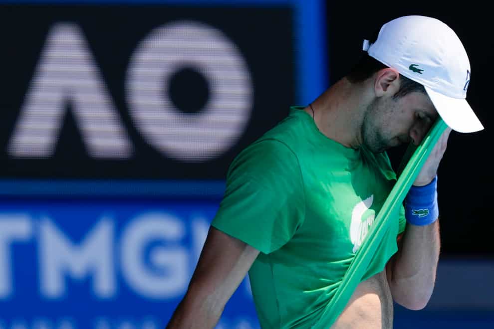 Novak Djokovic has been sent home (Mark Baker/AP)
