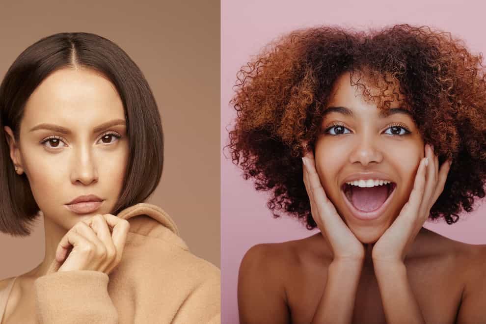 Blunt bobs and warm-toned colour will be popular in 2022, hairdressers say (Alamy/PA)