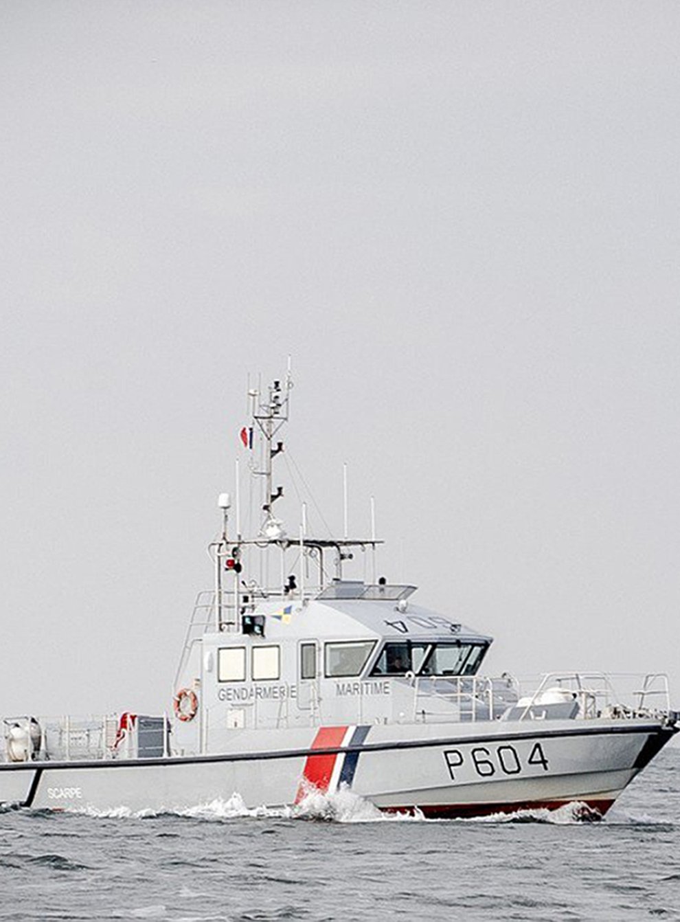 A French patrol boat as more migrants were picked up by French authorities in the English Channel on Friday (Marine Nationale/PA)