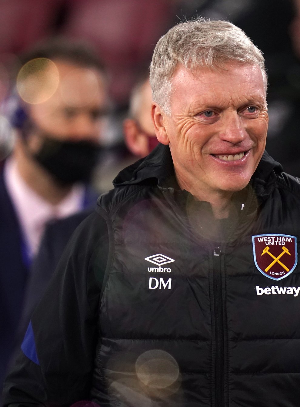 David Moyes wants West Ham to challenge the top four (Adam Davy/PA)