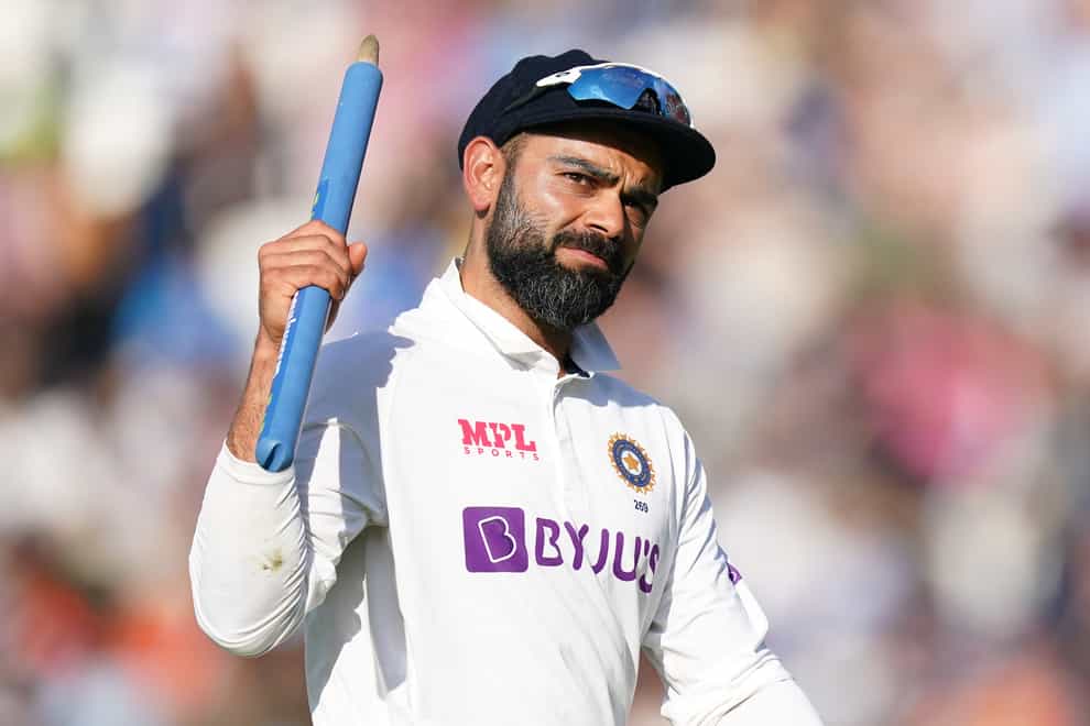 Virat Kohli has stepped down as captain of India’s Test team (Adam Davy/PA)