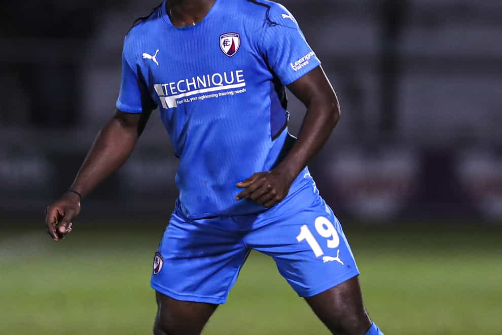 Chesterfield’s Kabongo Tshimanga has scored 20 league goals this season (Bradley Collyer/PA).