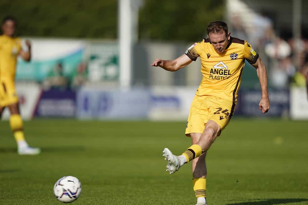Rob Milsom was on target for Sutton (Aaron Chown/PA)