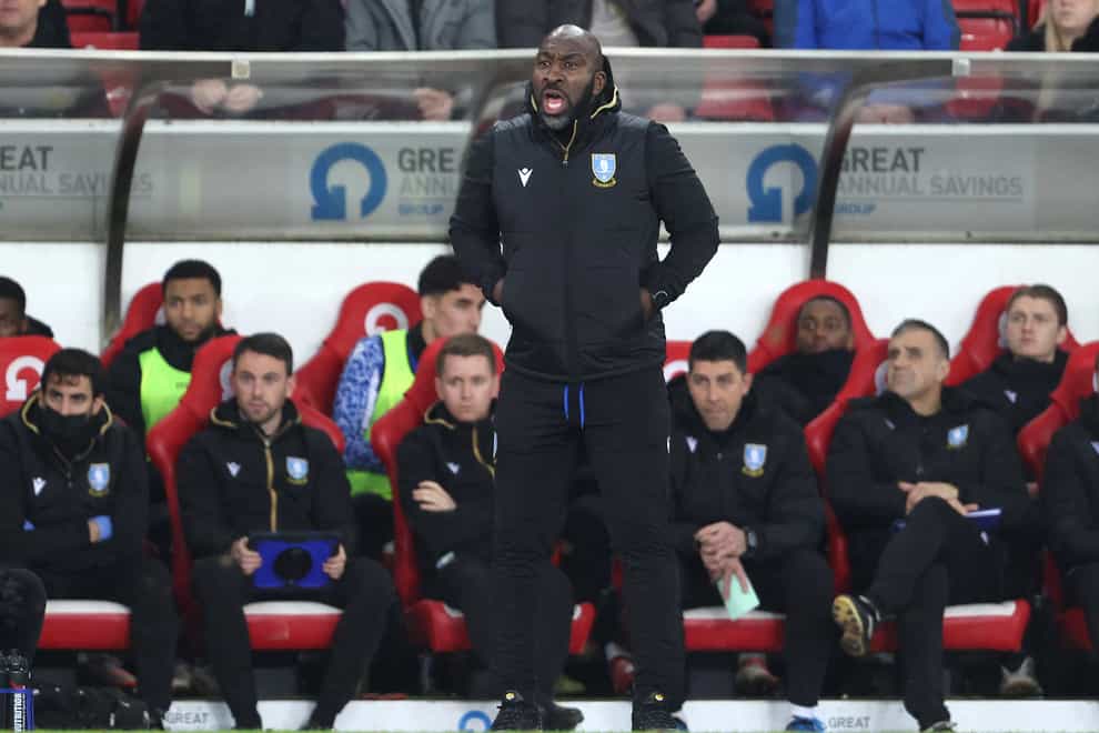 Sheffield Wednesday manager Darren Moore was full of praise for his players (Richard Sellers/PA)