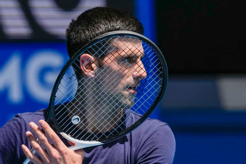 Novak Djokovic left Australia after his visa was cancelled (Mark Baker/AP)