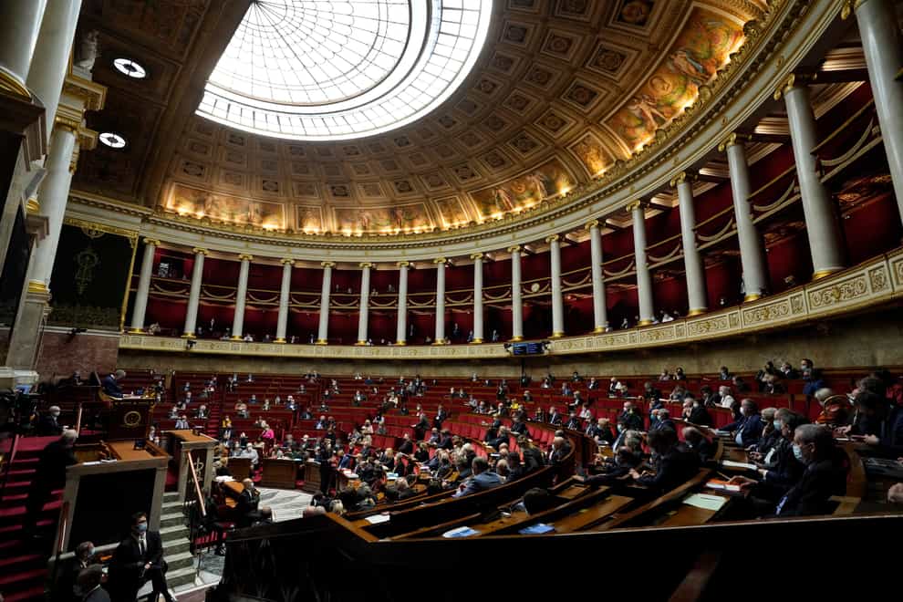 The French National Assembly in Paris (Francois Mori/AP)