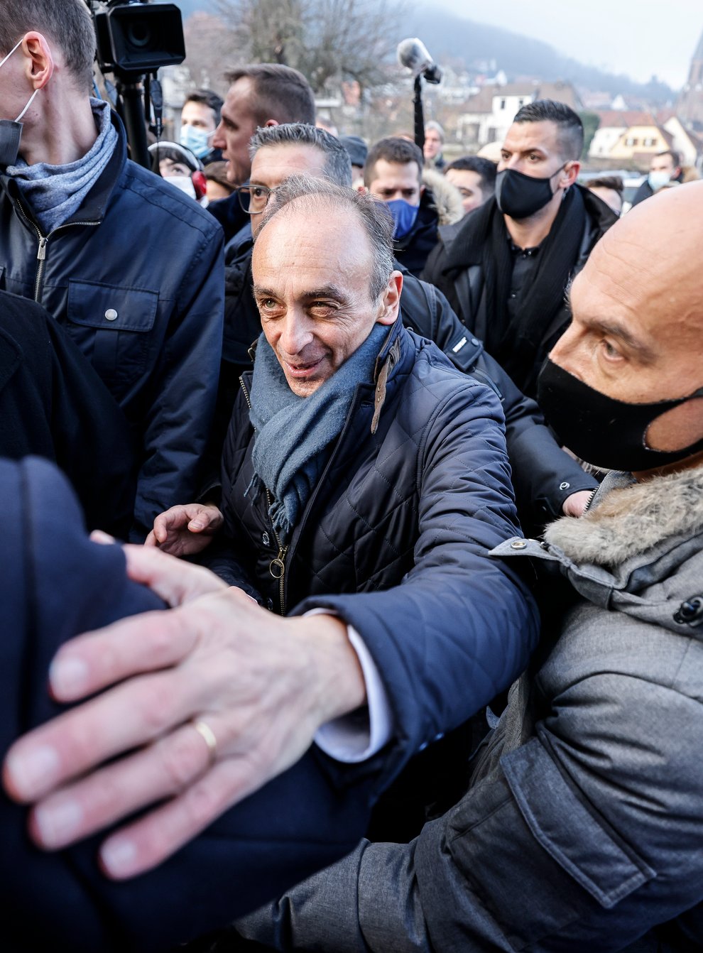 Eric Zemmour, far-right candidate for the French presidential election (Jean-Francois Badias/AP)