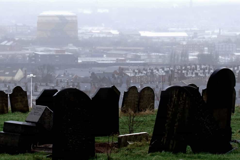 A cemetery close to Beeston in Leeds (John Giles/PA)