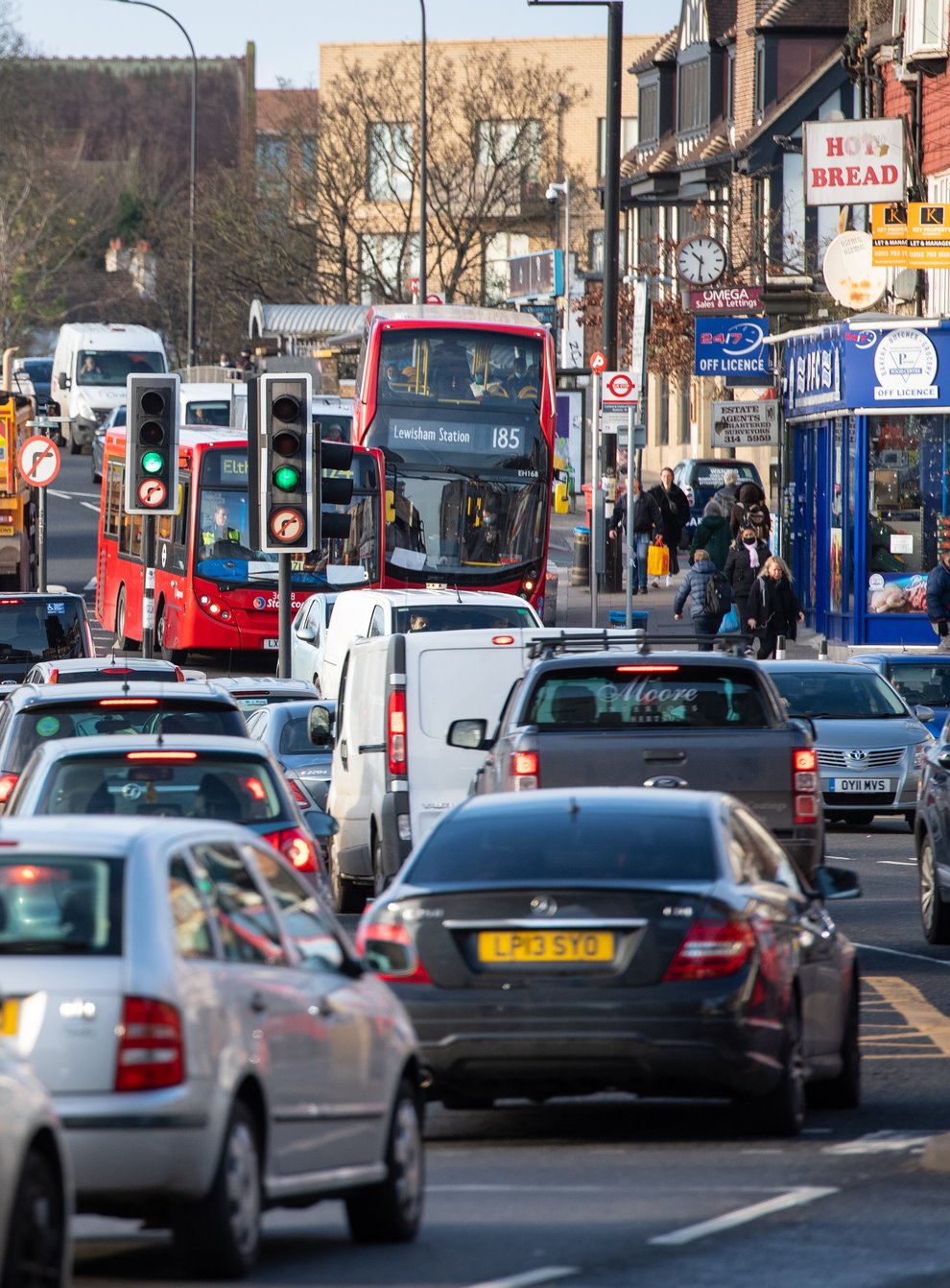 London needs to charge motorists by the mile to hit climate change targets, according to Mayor Sadiq Khan (Dominic Lipinski/PA)