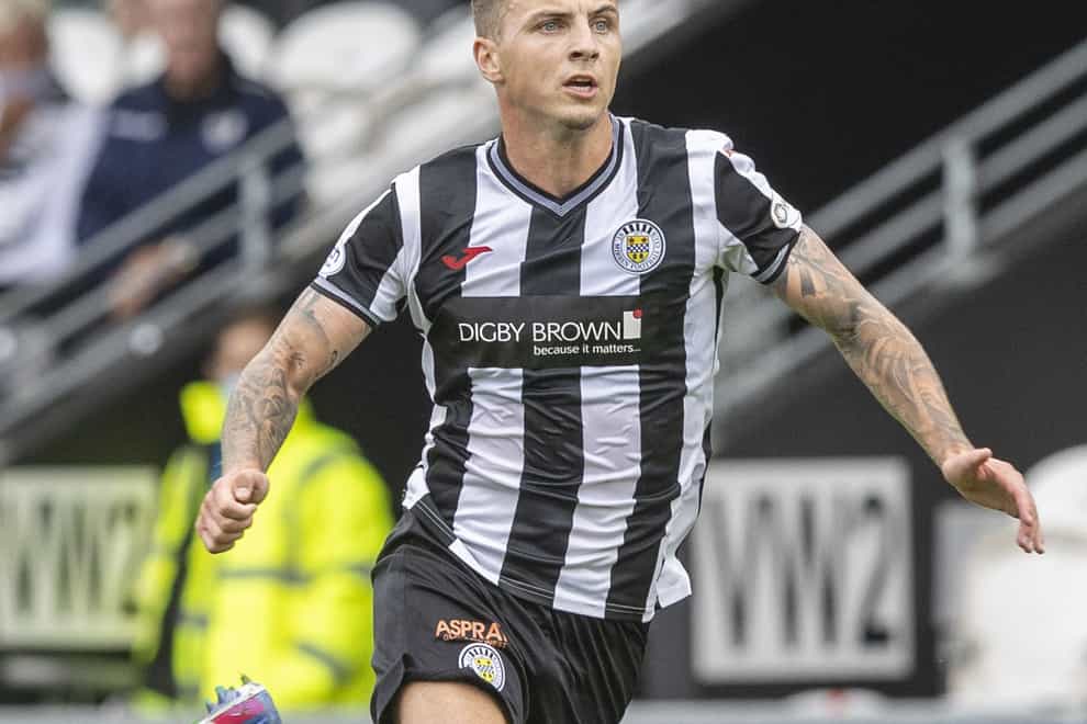 Eamonn Brophy got St Mirren’s second goal in the win at Dundee United (Jeff Holmes/PA)