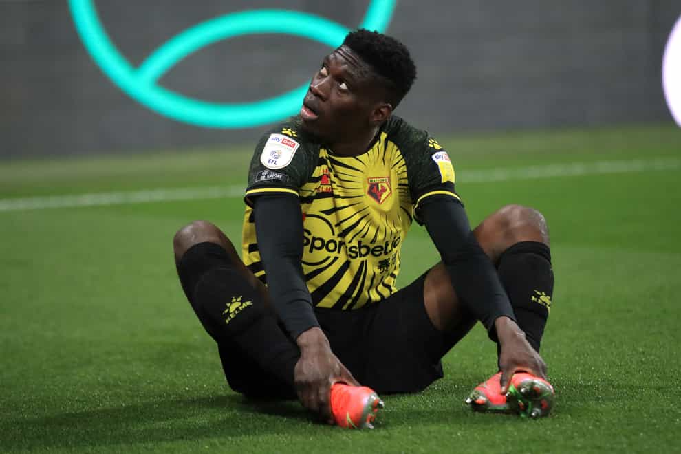 Ismaila Sarr has not played for Watford since November (Adam Davy/PA)