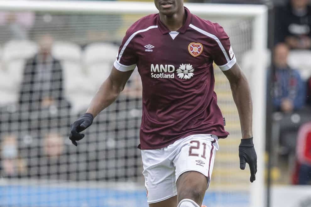 Armand Gnanduillet looks set for the Tynecastle exit (Jeff Holmes/PA)