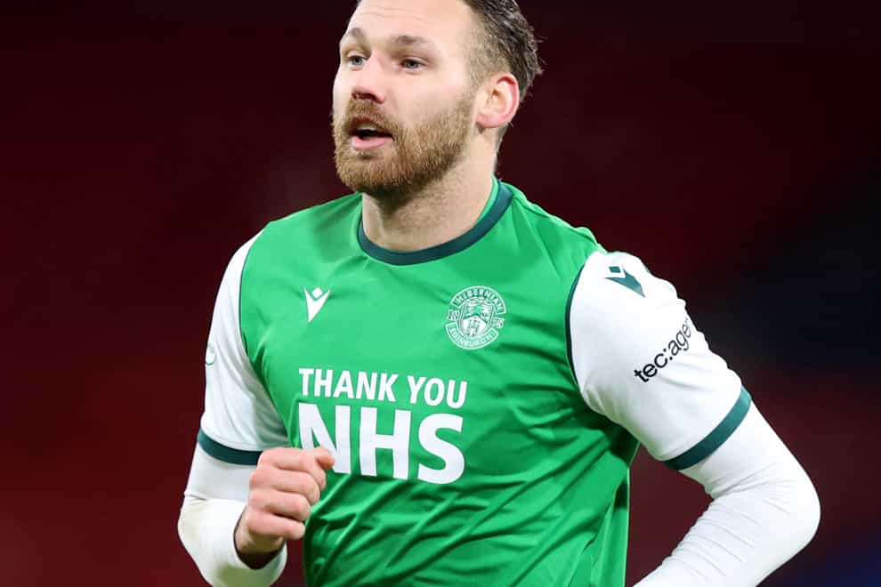 Martin Boyle appears to have played his last game for Hibernian (Jeff Holmes/PA)