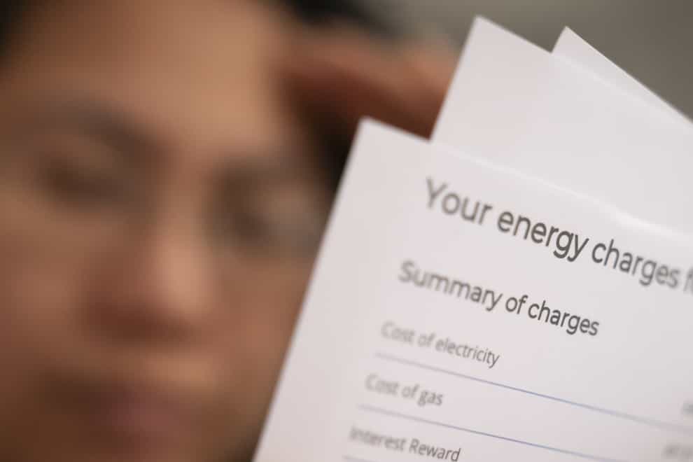 Energy bills are predicted to soar (Danny Lawson/PA)